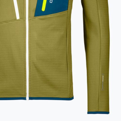 Vyriški ORTOVOX Fleece Grid džemperis žalias 8721200046