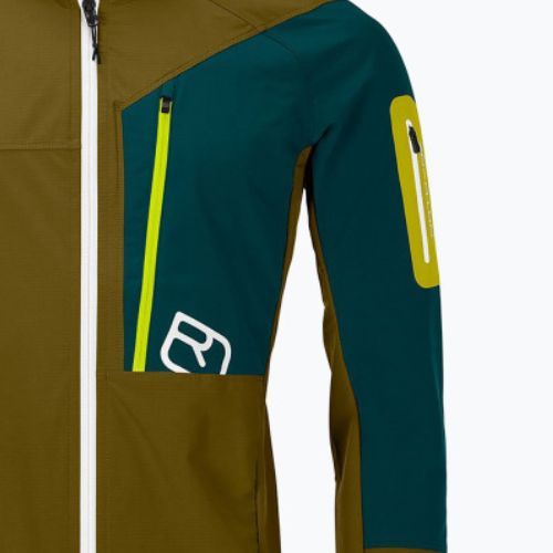 Vyriška softshell striukė ORTOVOX Berrino žalia 6037200022