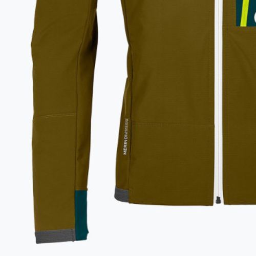Vyriška softshell striukė ORTOVOX Berrino žalia 6037200022