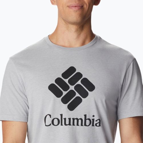 Columbia CSC Basic Logo pilki vyriški trekingo marškinėliai 1680053