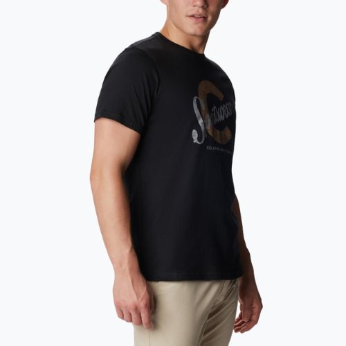Columbia CSC CSC Sezoniniai logotipai - trekingo marškinėliai, juodi 1991031