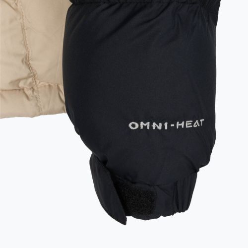 Columbia Pike Lake Vyriška pūkinė striukė su gobtuvu beige and black 1738032