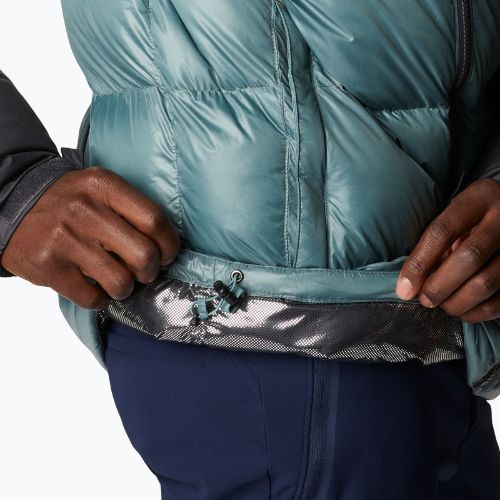 Columbia Pike Lake Hooded vyriška pūkinė striukė su gobtuvu black-grey 1738032