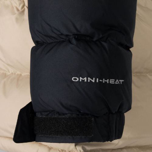 Columbia Pike Lake Mid vyriška pūkinė striukė juoda ir smėlio spalvos 2008403