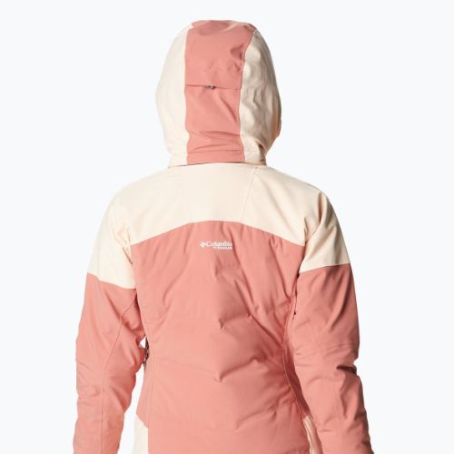 Columbia Powderkeg III Down moteriška slidinėjimo striukė oranžinė 2021071