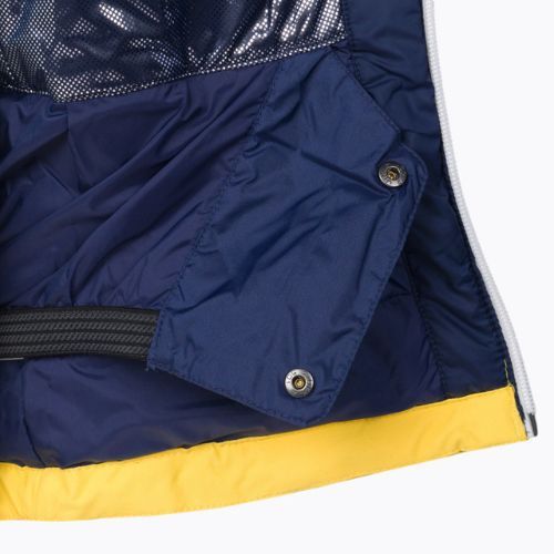 Columbia Rosie Run Izoliuota vaikiška slidinėjimo striukė geltona ir raudona 2009741