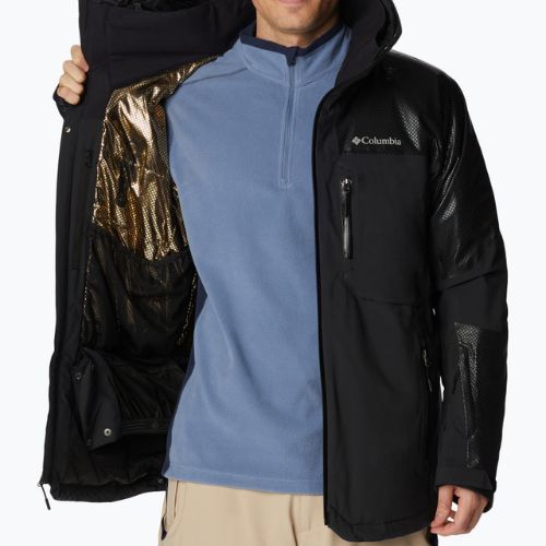 Columbia Snow Slab Black Dot vyriška slidinėjimo striukė juoda 2008071