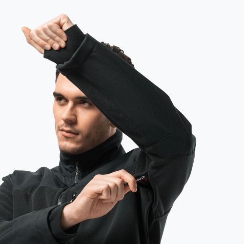 Jack Wolfskin vyriškas vilnonis megztinis Blizzard juodos spalvos 1702945