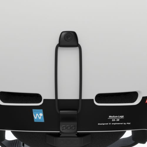 POC Auric Cut BC MIPS slidinėjimo šalmas hydrogen white matt