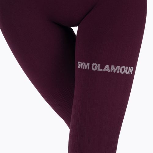 Moteriškos treniruočių tamprės GymGlamour Push Up Grape 314