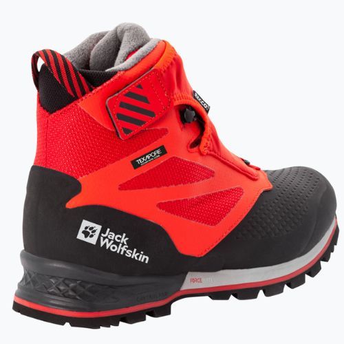 Jack Wolfskin vyriški trekingo batai 1995 Series Texapore Mid red/black 4053991
