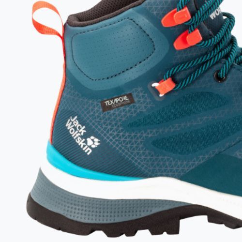 Jack Wolfskin Force Striker Texapore Mid moteriški trekingo batai mėlyni 4038873