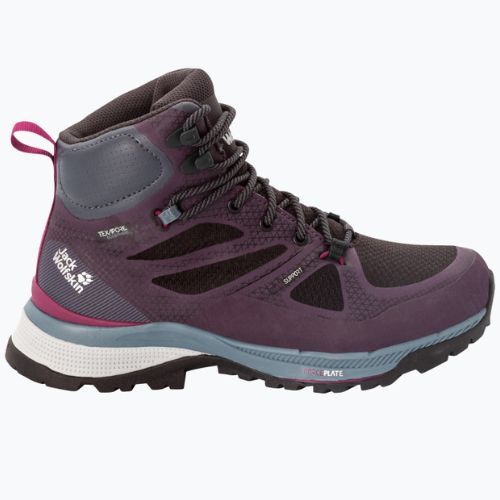 Moteriški trekingo batai Jack Wolfskin Force Striker Texapore Mid purple 4038873