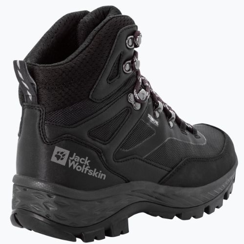 Jack Wolfskin vyriški trekingo batai Rebellion Guide Texapore Mid black 4053791