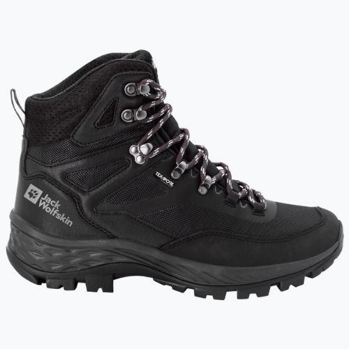 Jack Wolfskin vyriški trekingo batai Rebellion Guide Texapore Mid black 4053791
