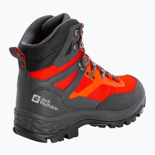 Jack Wolfskin vyriški trekingo batai Rebellion Guide Texapore Mid orange 4053791