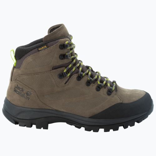 Jack Wolfskin vyriški trekingo batai Rebellion Texapore Mid chaki 4051171