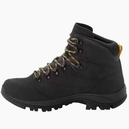 Jack Wolfskin vyriški trekingo batai Rebellion Texapore Mid black 4051171