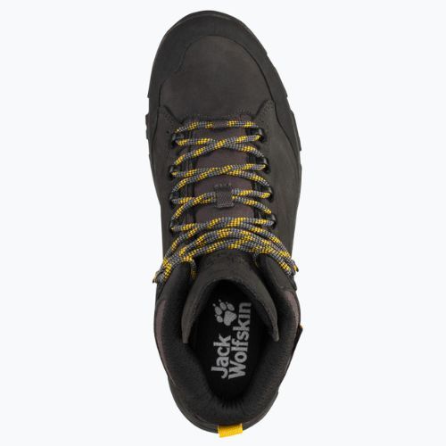 Jack Wolfskin vyriški trekingo batai Rebellion Texapore Mid black 4051171
