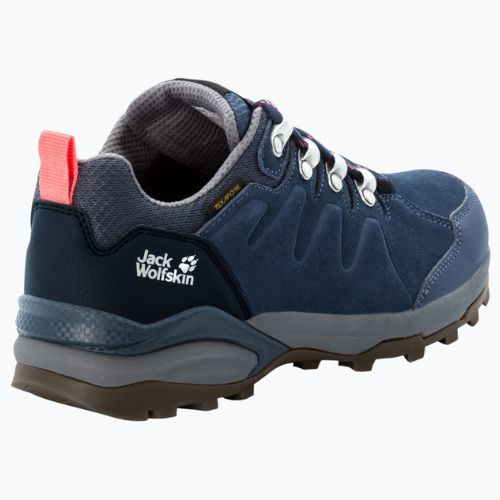 Jack Wolfskin moteriški trekingo batai Refugio Texapore Low navy blue 4050821