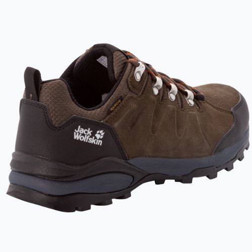 Jack Wolfskin vyriški Refugio Texapore Low žygio batai žalia/juoda 4049851