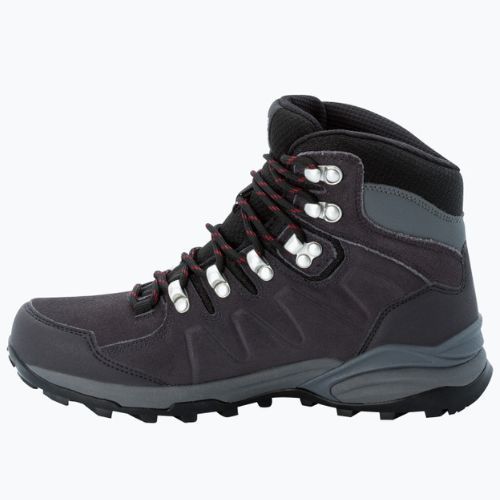 Jack Wolfskin moteriški trekingo batai Refugio Texapore Mid pilki 4050871