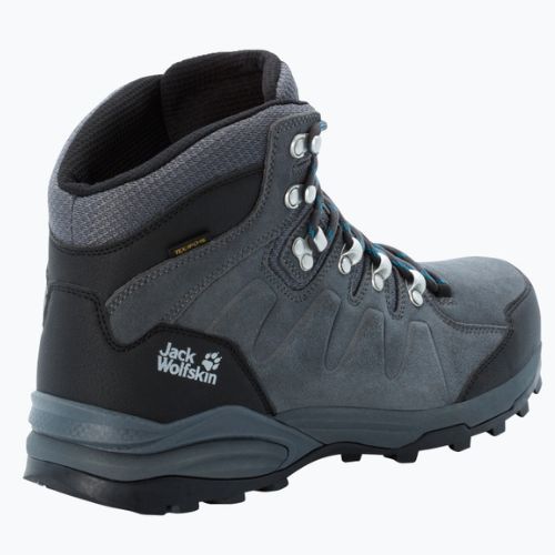 Jack Wolfskin vyriški trekingo batai Refugio Texapore Mid pilkai juodi 4049841