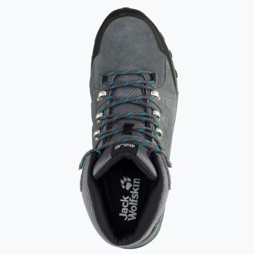 Jack Wolfskin vyriški trekingo batai Refugio Texapore Mid pilkai juodi 4049841