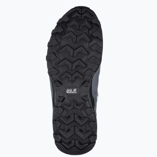 Jack Wolfskin vyriški trekingo batai Refugio Texapore Mid pilkai juodi 4049841