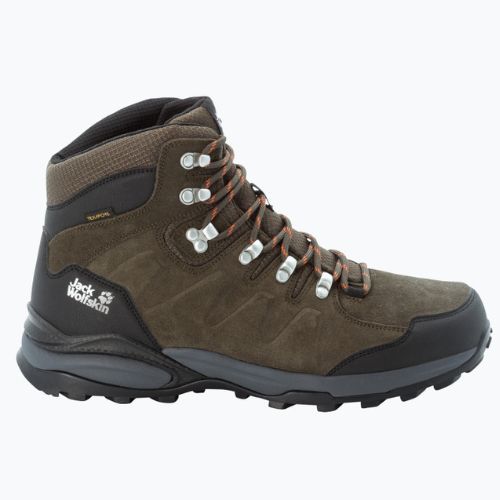 Jack Wolfskin vyriški Refugio Texapore Mid chaki/phantom spalvos trekingo batai 4049841