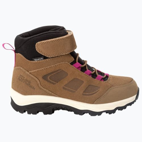 Jack Wolfskin vaikiški trekingo batai Vojo Lt Texapore Mid rudos spalvos 4054021