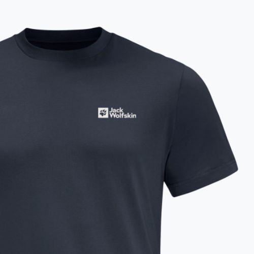Jack Wolfskin vyriški marškinėliai Essential tamsiai mėlyni 1808382_1010