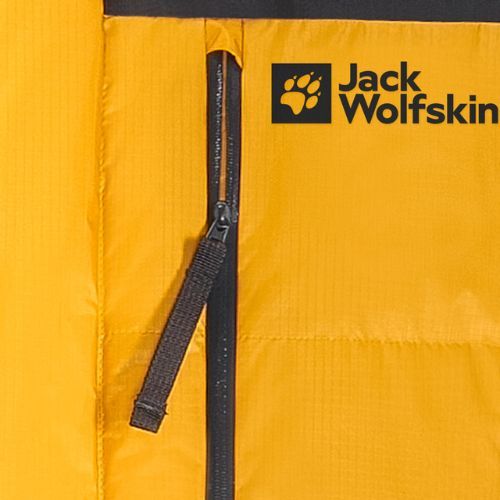 Jack Wolfskin 1995 Series Cook vyriška pūkinė striukė geltona 1206751_3802