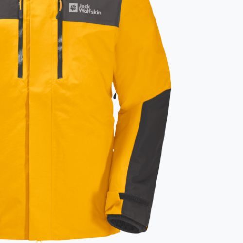 Jack Wolfskin vyriška striukė nuo lietaus Jasper, geltona 1115261_3802_002