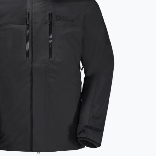 Jack Wolfskin vyriška striukė nuo lietaus Jasper juoda 1115261_6000_006