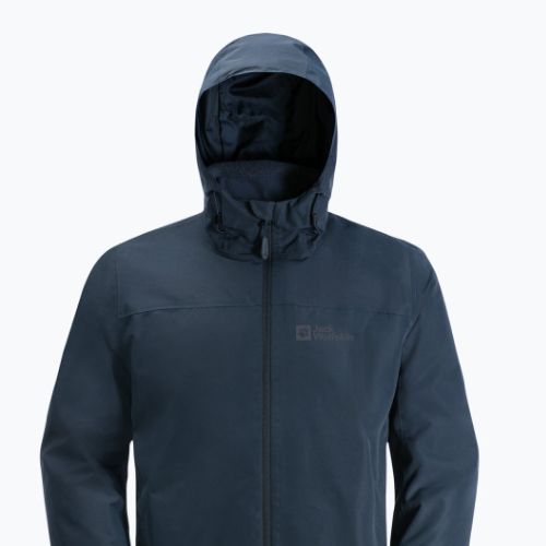 Jack Wolfskin vyriška striukė 3 viename Taubenberg navy blue 1115311_1010_006