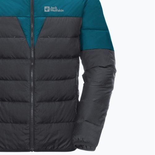 Jack Wolfskin vyriška pūkinė striukė Dna Tundra Down Hoody juodai mėlyna 1206612_4133_006