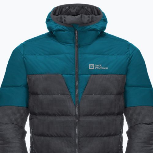 Jack Wolfskin vyriška pūkinė striukė Dna Tundra Down Hoody juodai mėlyna 1206612_4133_006