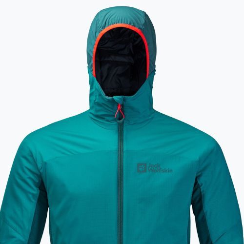 Jack Wolfskin vyriška slidinėjimo striukė Alpspitze Ins Hoody žalia 1206781_1124