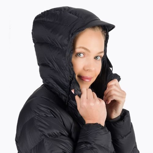 Jack Wolfskin moteriška pūkinė striukė Nebelhorn Down Hoody black 1207091_6000