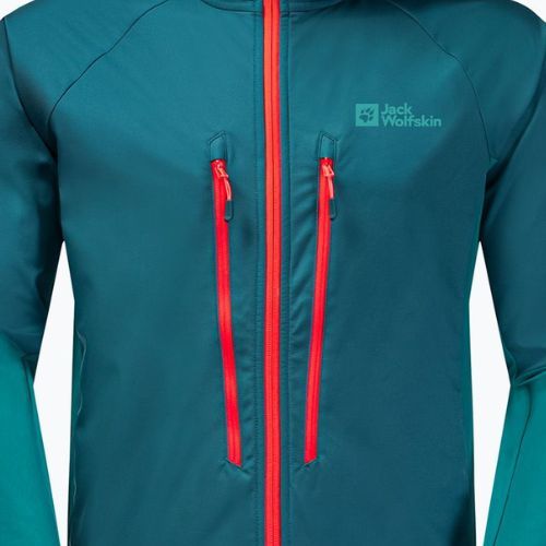 Vyriška slidinėjimo striukė Jack Wolfskin Alpspitze Hoody green 1307371_4133