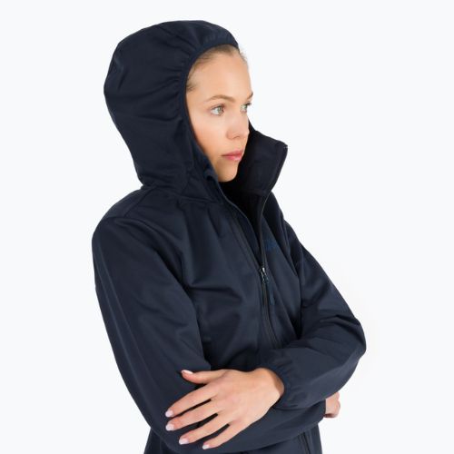 Jack Wolfskin moteriška softshell striukė Windhain Hoody navy blue 1307481_1010