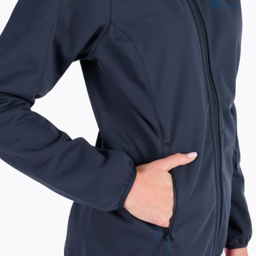 Jack Wolfskin moteriška softshell striukė Windhain Hoody navy blue 1307481_1010