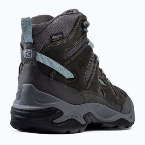 Moteriški trekingo batai KEEN Circadia Mid Wp green-grey 1026763