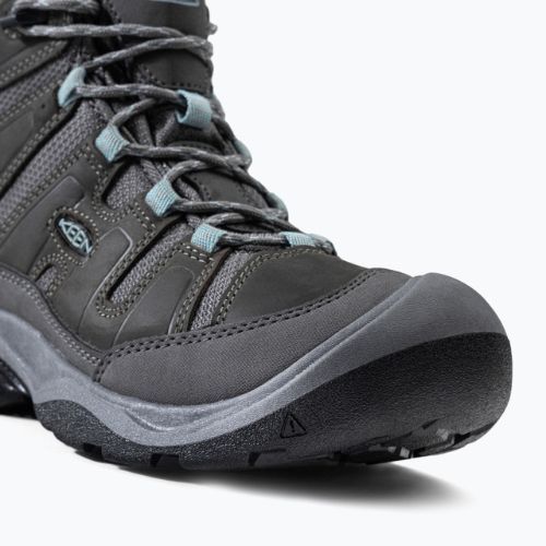 Moteriški trekingo batai KEEN Circadia Mid Wp green-grey 1026763