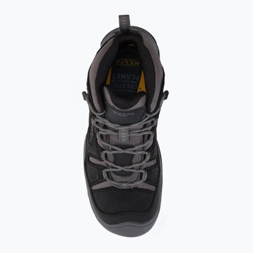 Vyriški trekingo batai KEEN Circadia Mid Wp black-grey 1026768