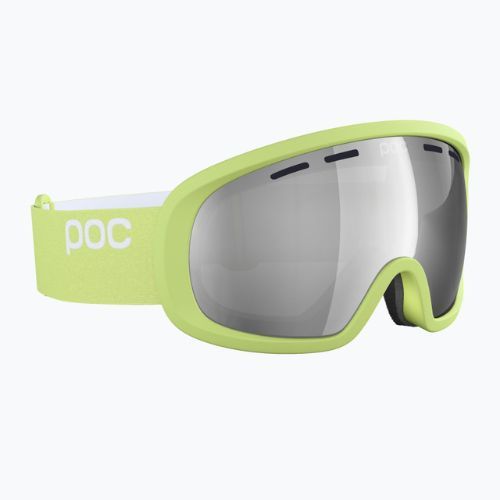 POC Fovea Mid Clarity lemon calcite/clarity define/spektris silver slidinėjimo akiniai