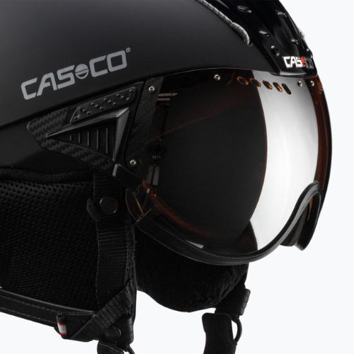 CASCO slidinėjimo šalmas SP-2 Carbonic Visor juodas 07.3732