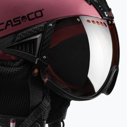 CASCO slidinėjimo šalmas SP-2 Carbonic Visor pink 07.3736