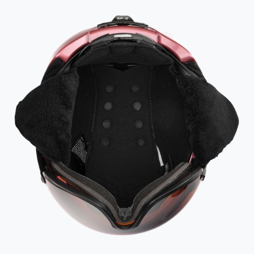 CASCO slidinėjimo šalmas SP-2 Carbonic Visor pink 07.3736